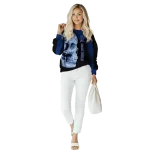 rice owls skull motif navy blue black hoodie best selling