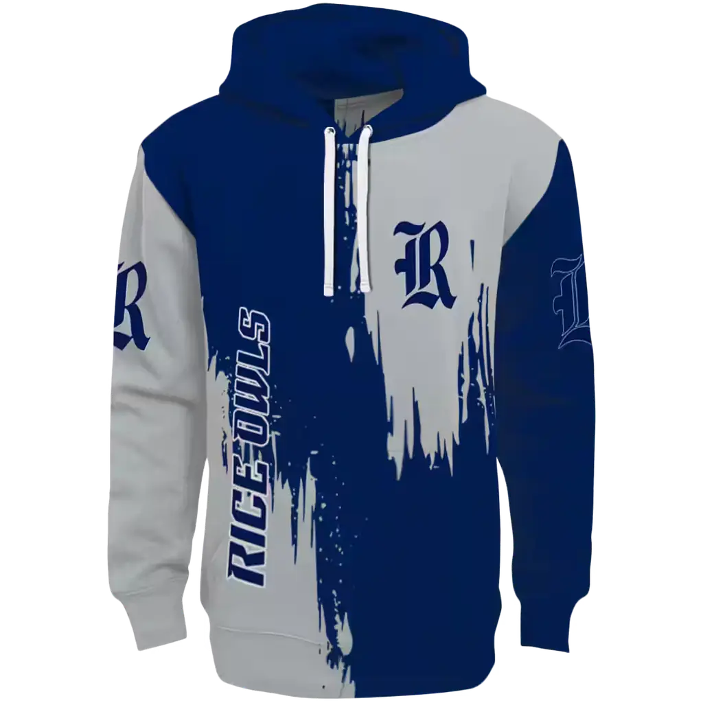 rice owls splatter effect navy blue hoodie best selling rice owls splatter effect navy blue hoodie best selling