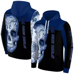 rice owls sugar skull navy blue black hoodie best selling