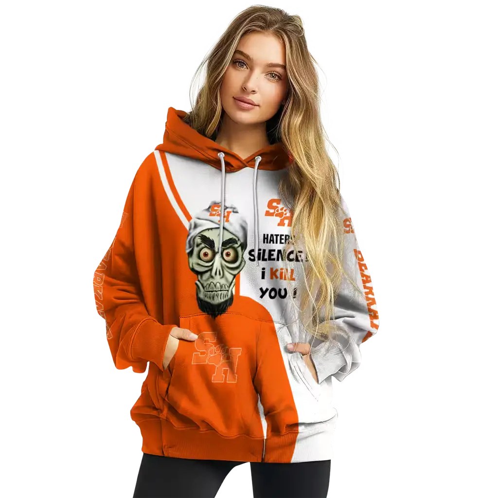 sam houston bearkats achmed skull orange hoodie high quality sam houston bearkats achmed skull orange hoodie high quality