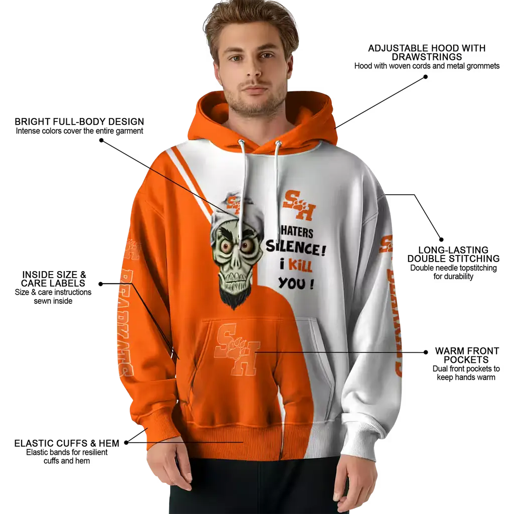 sam houston bearkats achmed skull orange hoodie latest model sam houston bearkats achmed skull orange hoodie latest model