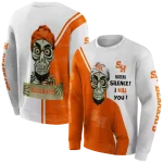 sam houston bearkats achmed skull orange hoodie best selling