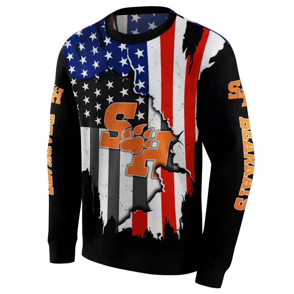sam houston bearkats american pride black hoodie new arrival sam houston bearkats american pride black hoodie new arrival