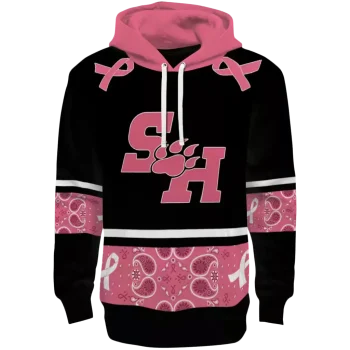 sam houston bearkats awareness ribbon black pink hoodie best selling