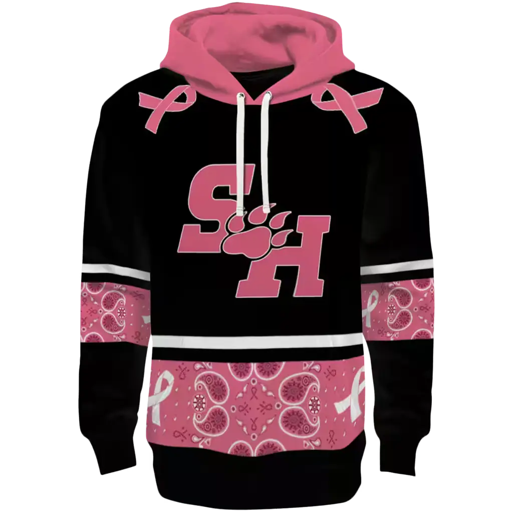 sam houston bearkats awareness ribbon black pink hoodie best selling sam houston bearkats awareness ribbon black pink hoodie best selling