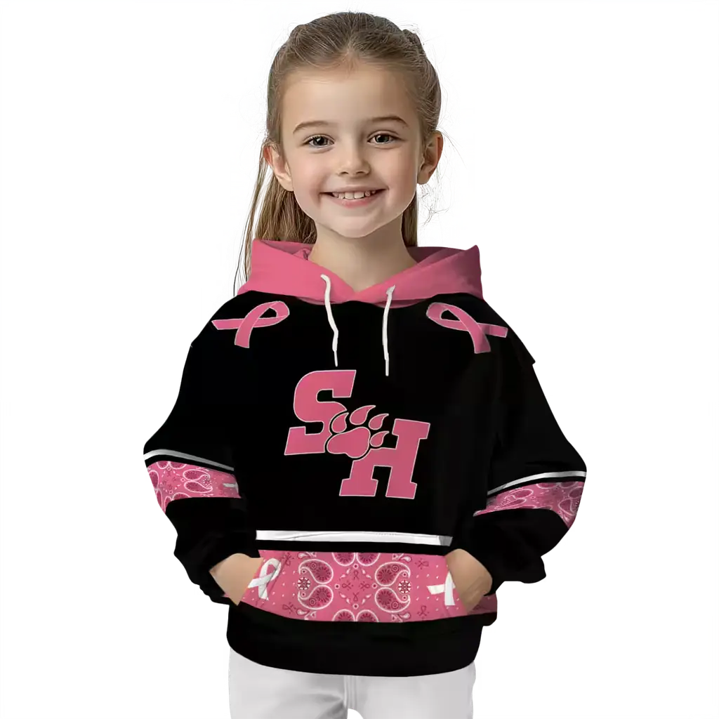 sam houston bearkats awareness ribbon black pink hoodie top rated sam houston bearkats awareness ribbon black pink hoodie top rated