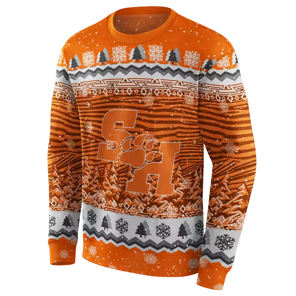 sam houston bearkats christmas trees orange hoodie new arrival sam houston bearkats christmas trees orange hoodie new arrival