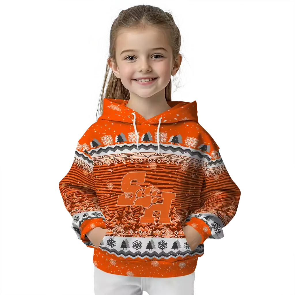 sam houston bearkats christmas trees orange hoodie top rated sam houston bearkats christmas trees orange hoodie top rated