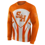 sam houston bearkats concentric lines orange black hoodie best selling