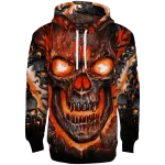 sam houston bearkats demonic skull orange black hoodie best selling