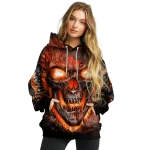 sam houston bearkats demonic skull orange black hoodie best selling