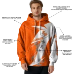 sam houston bearkats dynamic slash orange white hoodie best selling
