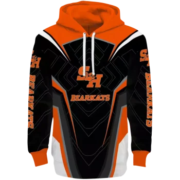 sam houston bearkats futuristic pattern orange black hoodie best selling