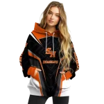 sam houston bearkats futuristic pattern orange black hoodie best selling