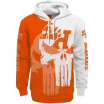 sam houston bearkats graphic punisher orange white hoodie best selling