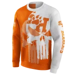 sam houston bearkats graphic punisher orange white hoodie best selling