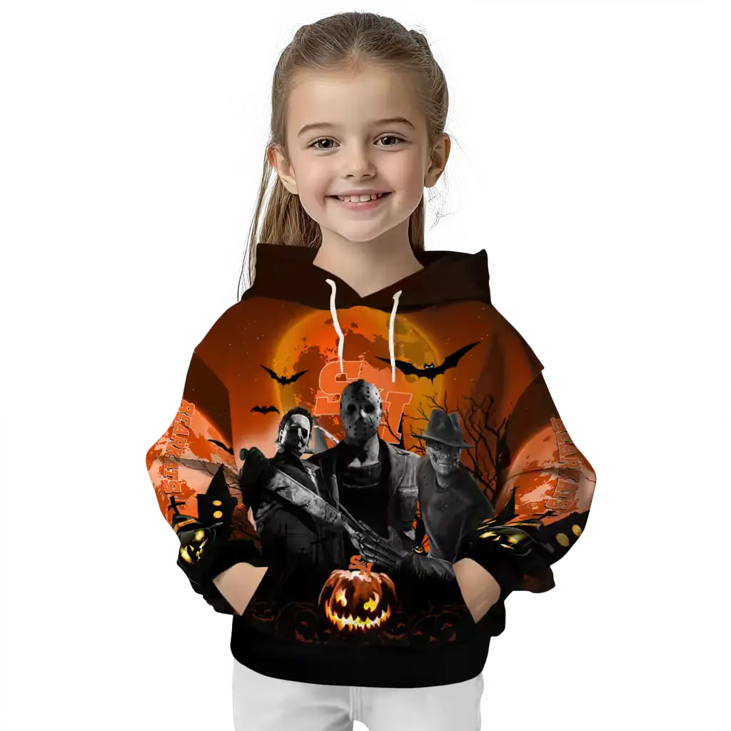 sam houston bearkats halloween vibes orange black hoodie top rated sam houston bearkats halloween vibes orange black hoodie top rated