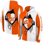 sam houston bearkats heartbeat graphic orange hoodie best selling