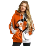 sam houston bearkats heartbeat graphic orange hoodie best selling