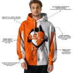 sam houston bearkats heartbeat graphic orange hoodie best selling