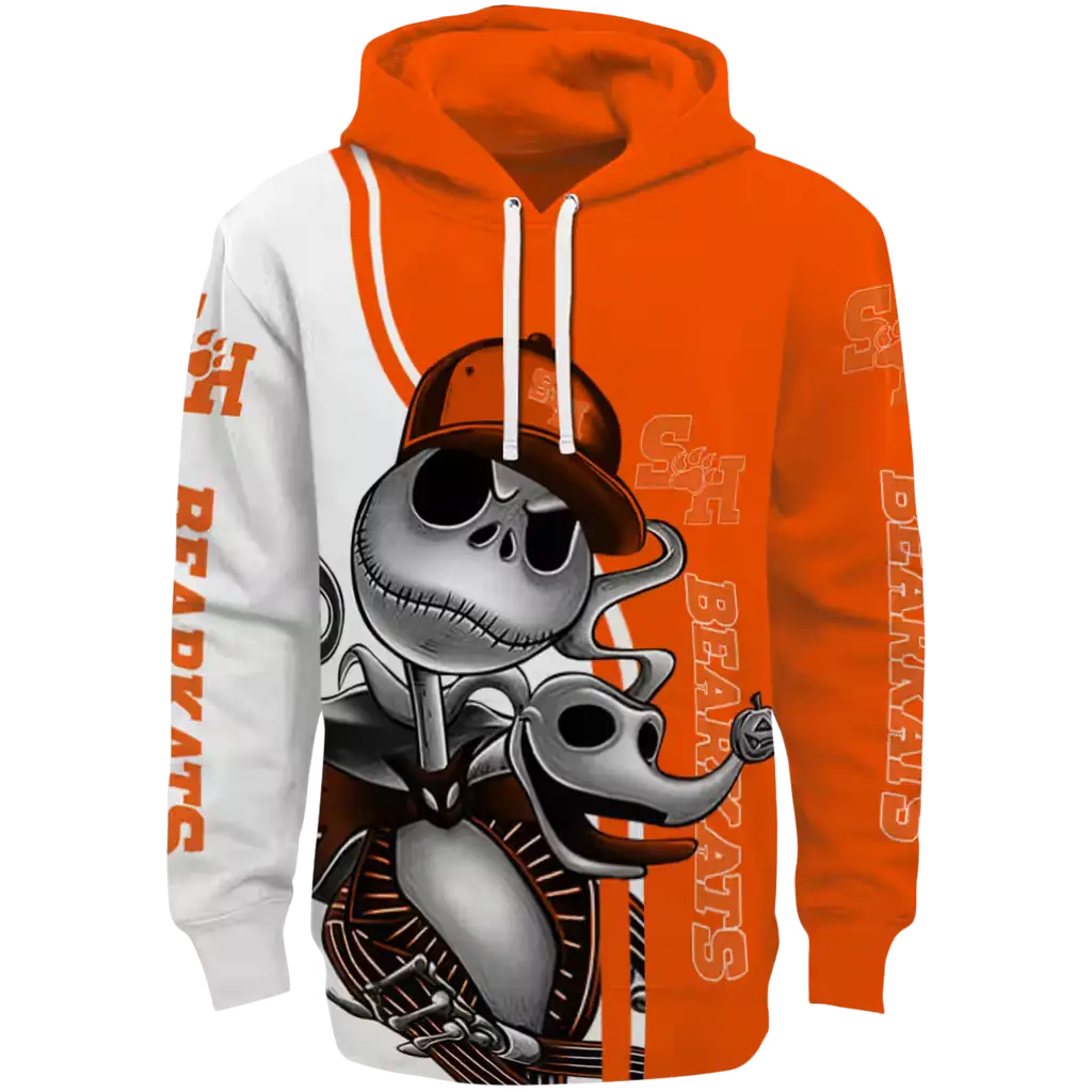 sam houston bearkats jack skellington orange hoodie best selling sam houston bearkats jack skellington orange hoodie best selling