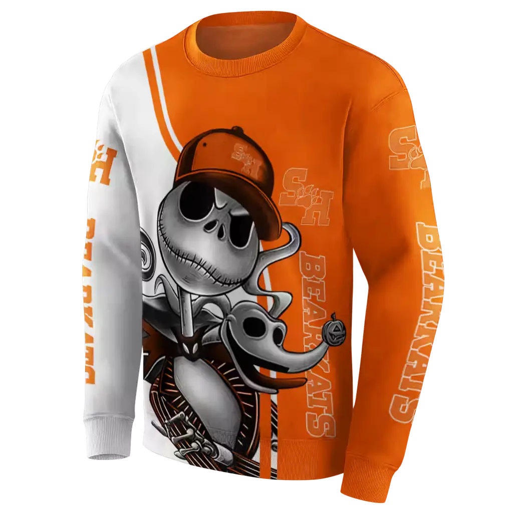 sam houston bearkats jack skellington orange hoodie new arrival sam houston bearkats jack skellington orange hoodie new arrival