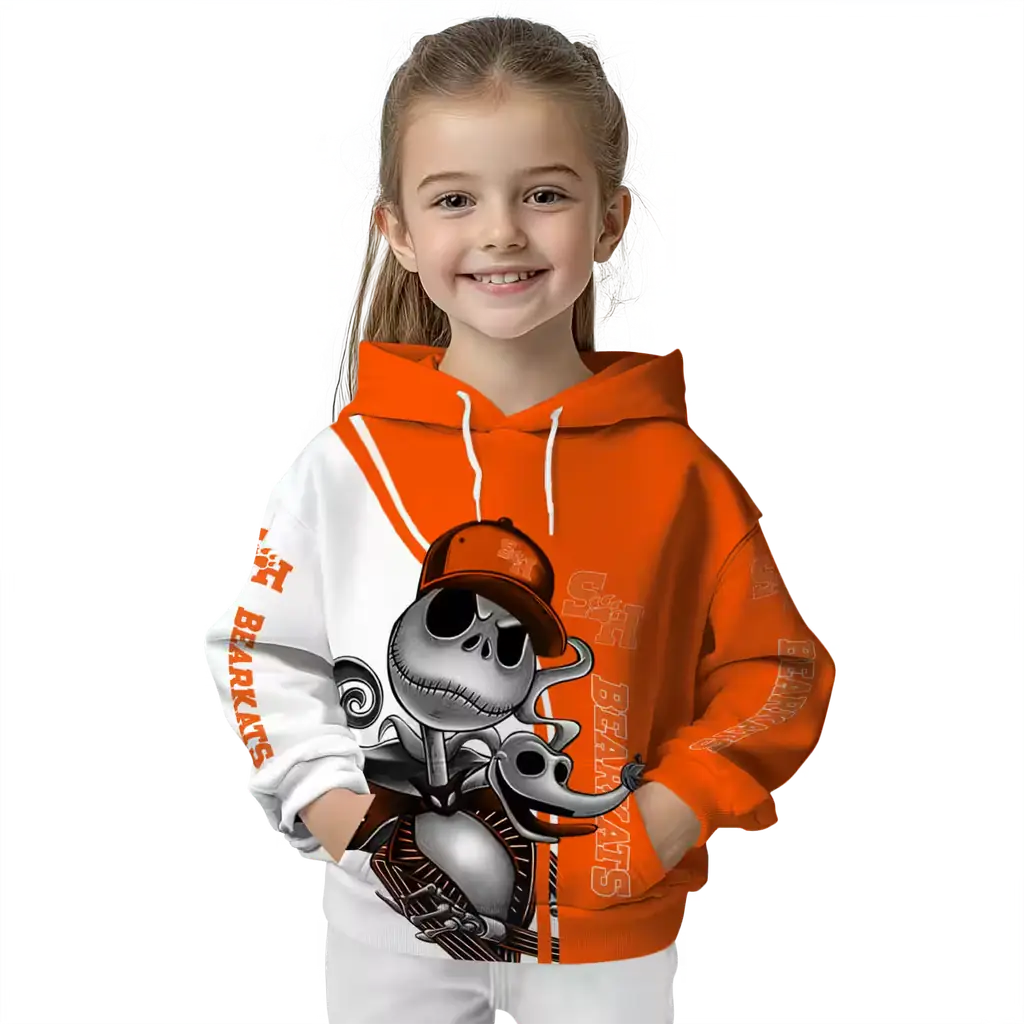 sam houston bearkats jack skellington orange hoodie top rated sam houston bearkats jack skellington orange hoodie top rated