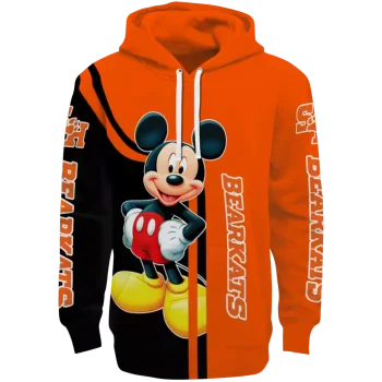 sam houston bearkats mickey mouse orange black hoodie best selling