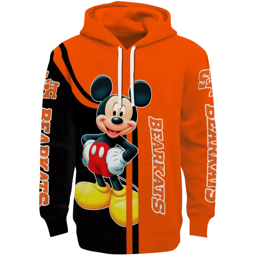 sam houston bearkats mickey mouse orange black hoodie best selling sam houston bearkats mickey mouse orange black hoodie best selling