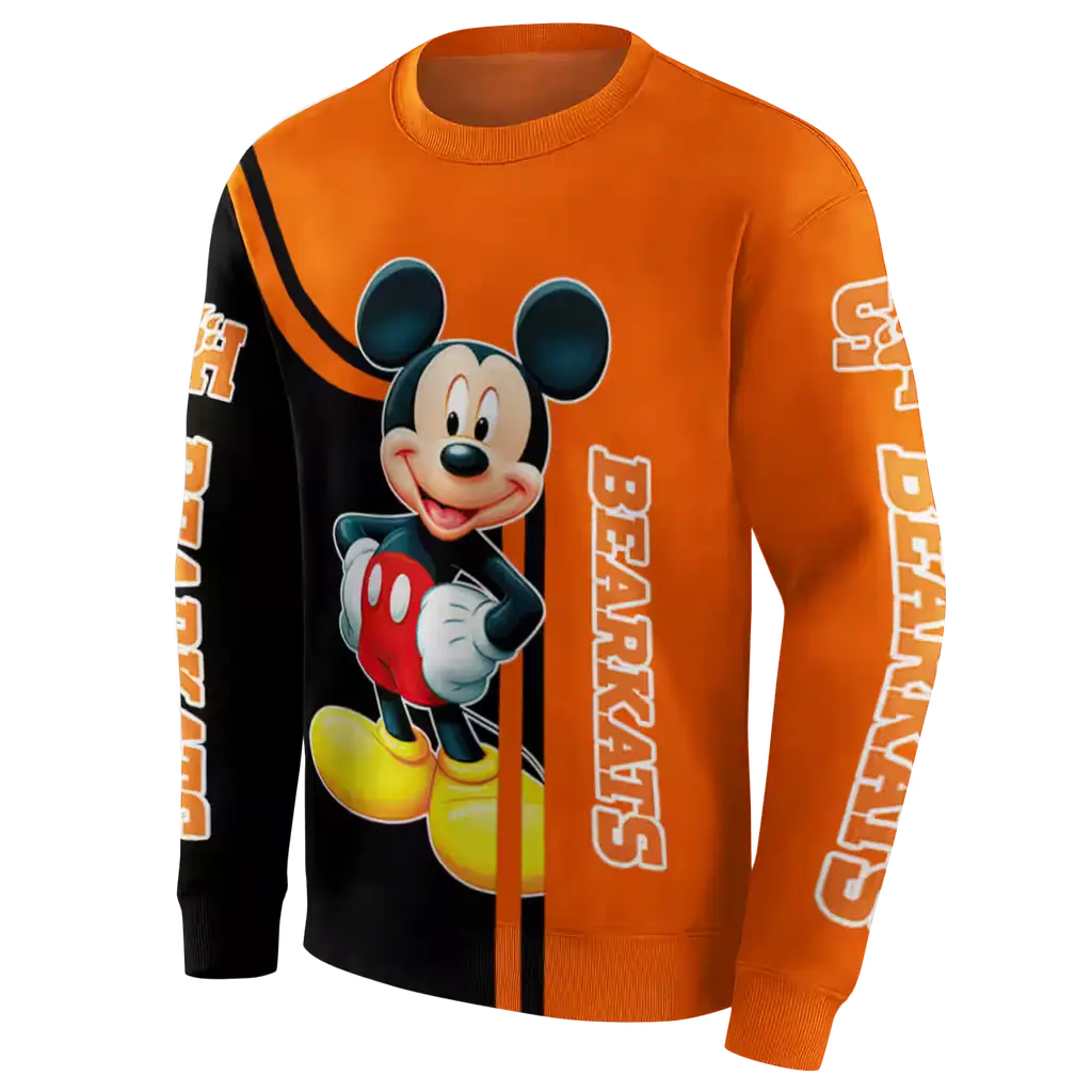 sam houston bearkats mickey mouse orange black hoodie new arrival sam houston bearkats mickey mouse orange black hoodie new arrival