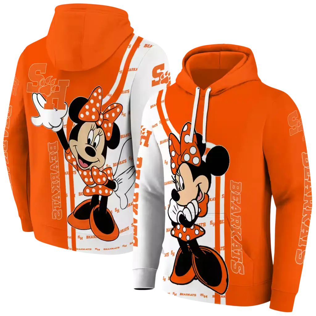sam houston bearkats minnie mouse orange hoodie fashion forward sam houston bearkats minnie mouse orange hoodie fashion forward