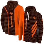 sam houston bearkats monogram pattern orange hoodie best selling