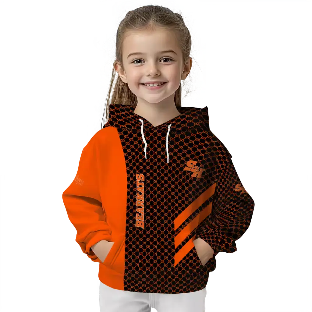 sam houston bearkats monogram pattern orange hoodie top rated sam houston bearkats monogram pattern orange hoodie top rated