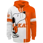 sam houston bearkats playful snoopy orange hoodie best selling