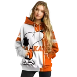 sam houston bearkats playful snoopy orange hoodie best selling