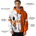 sam houston bearkats playful snoopy orange hoodie best selling