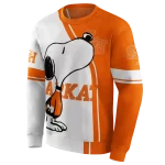 sam houston bearkats playful snoopy orange hoodie best selling