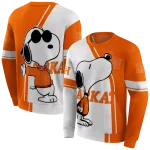 sam houston bearkats playful snoopy orange hoodie best selling
