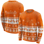 sam houston bearkats reindeer motif orange hoodie best selling