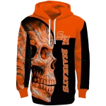 sam houston bearkats skull motif orange black hoodie best selling