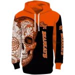 sam houston bearkats sugar skull orange black hoodie best selling