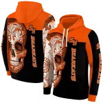 sam houston bearkats sugar skull orange black hoodie best selling