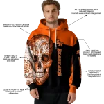 sam houston bearkats sugar skull orange black hoodie best selling