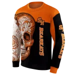 sam houston bearkats sugar skull orange black hoodie best selling