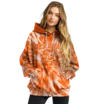 sam houston bearkats tie dye pattern orange hoodie best selling