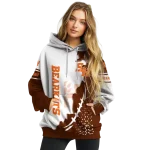 sam houston bearkats triangular pattern orange white hoodie best selling