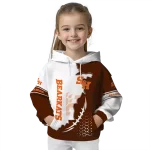sam houston bearkats triangular pattern orange white hoodie best selling