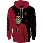 san diego state aztecs achmed skull red hoodie best selling