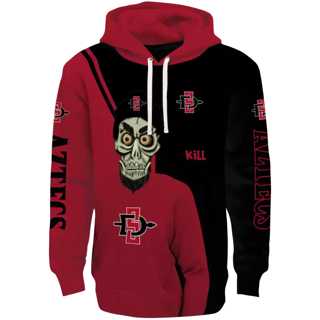 san diego state aztecs achmed skull red hoodie best selling san diego state aztecs achmed skull red hoodie best selling