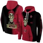 san diego state aztecs achmed skull red hoodie best selling